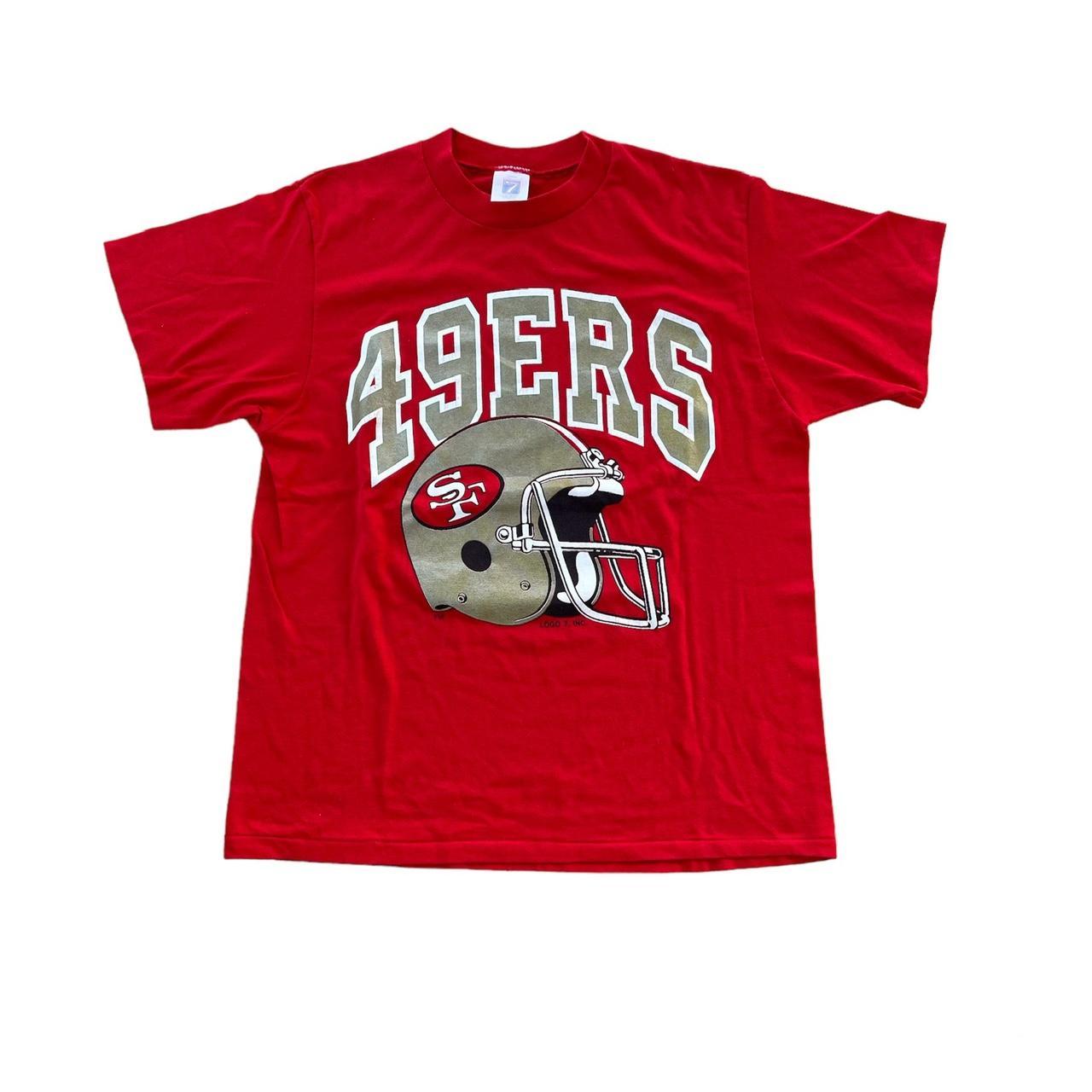 Vintage San Francisco 49ers Logo 7 T-shirt Shows - Depop