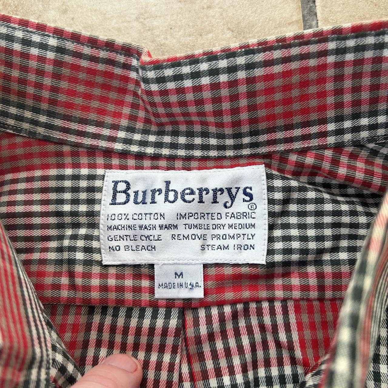 Burberry - vintage classic nova check red print - Depop