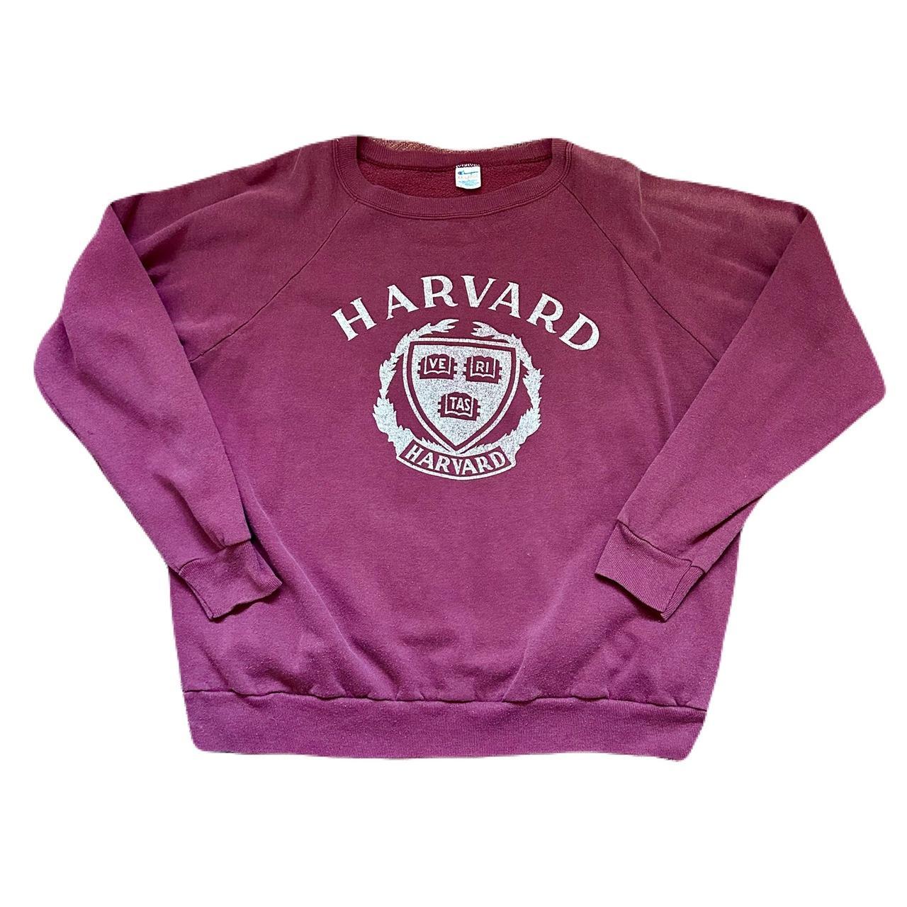 Vintage 80s Champion Harvard college... - Depop