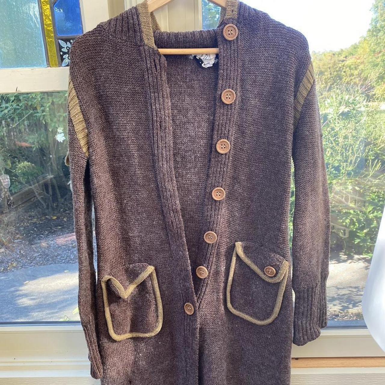 Vintage 1970s wool duster/cardigan on sale