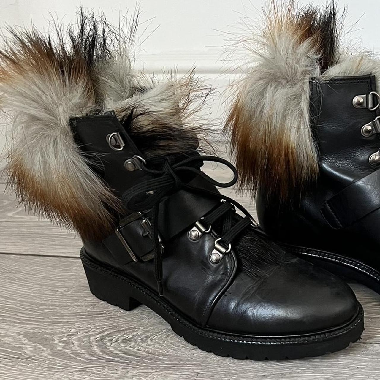 carvela fur lined boots
