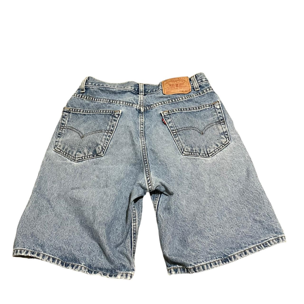 Y2K Levi’s jorts 550 jorts. Lightwash color may be... - Depop