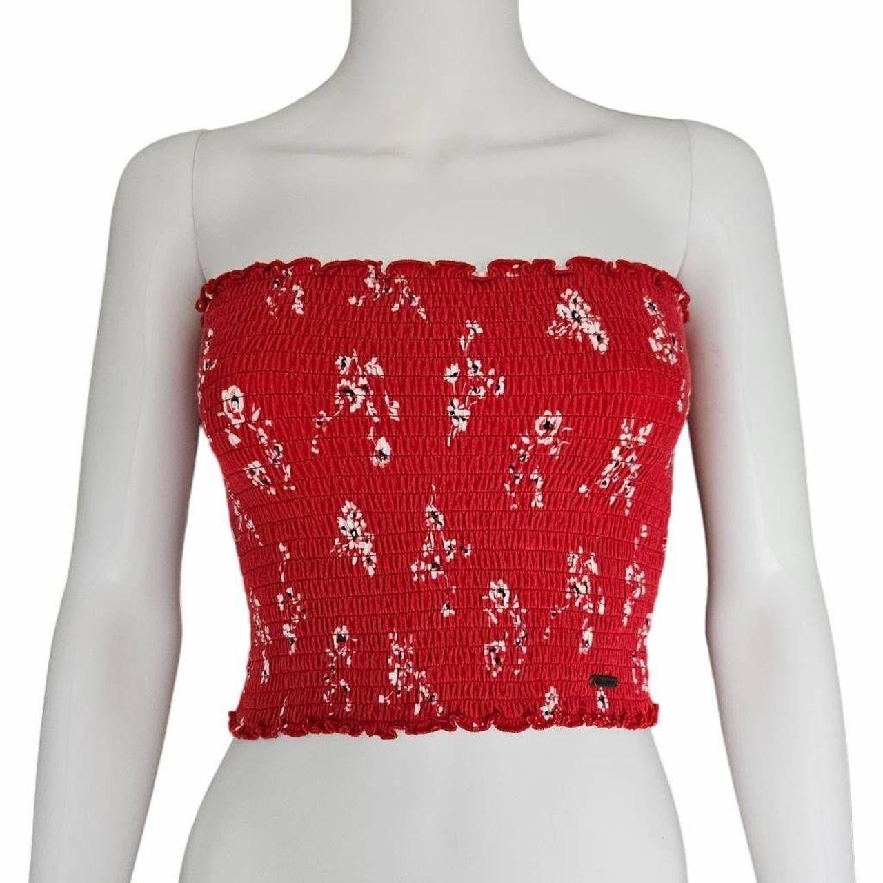 Hollister red tube top best sale