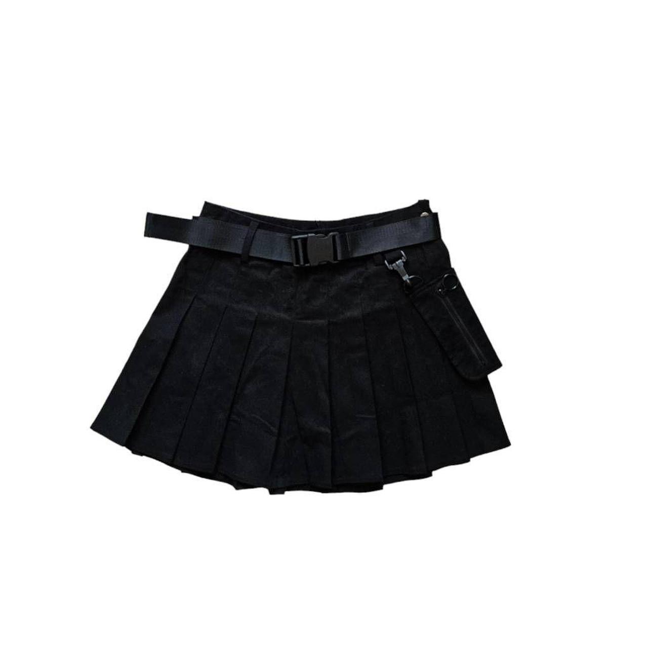 Goth cargo outlet skirt