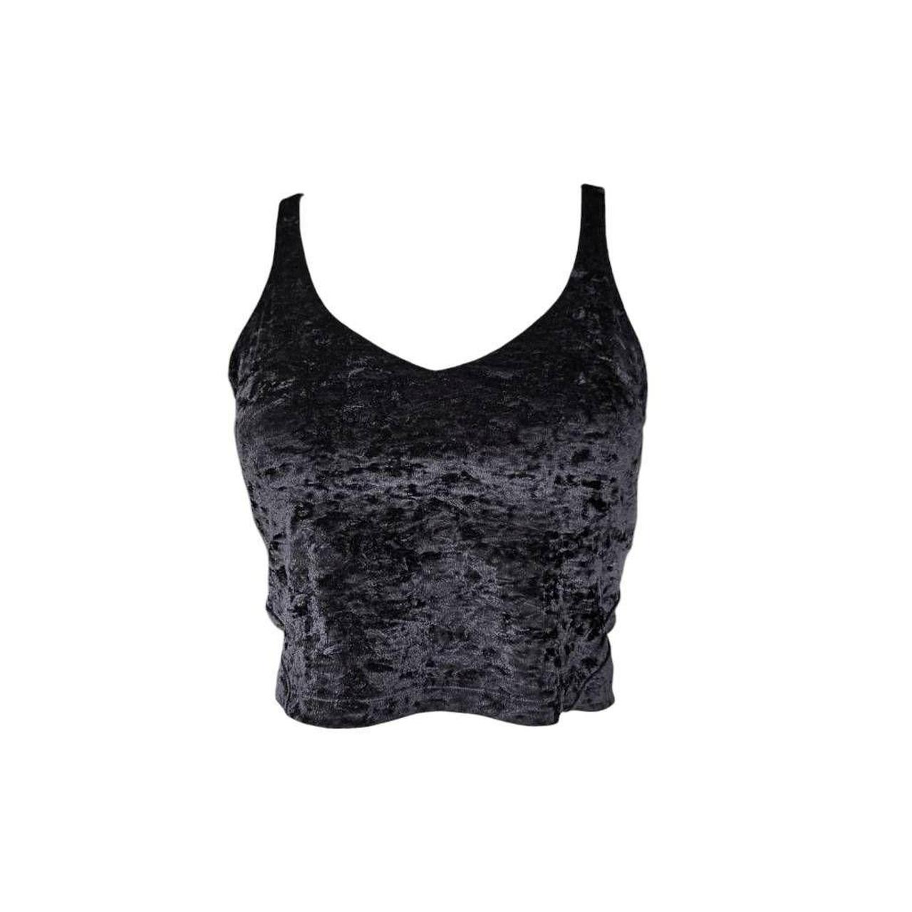 Lululemon Black Crushed Velvet Align Tank factory Top