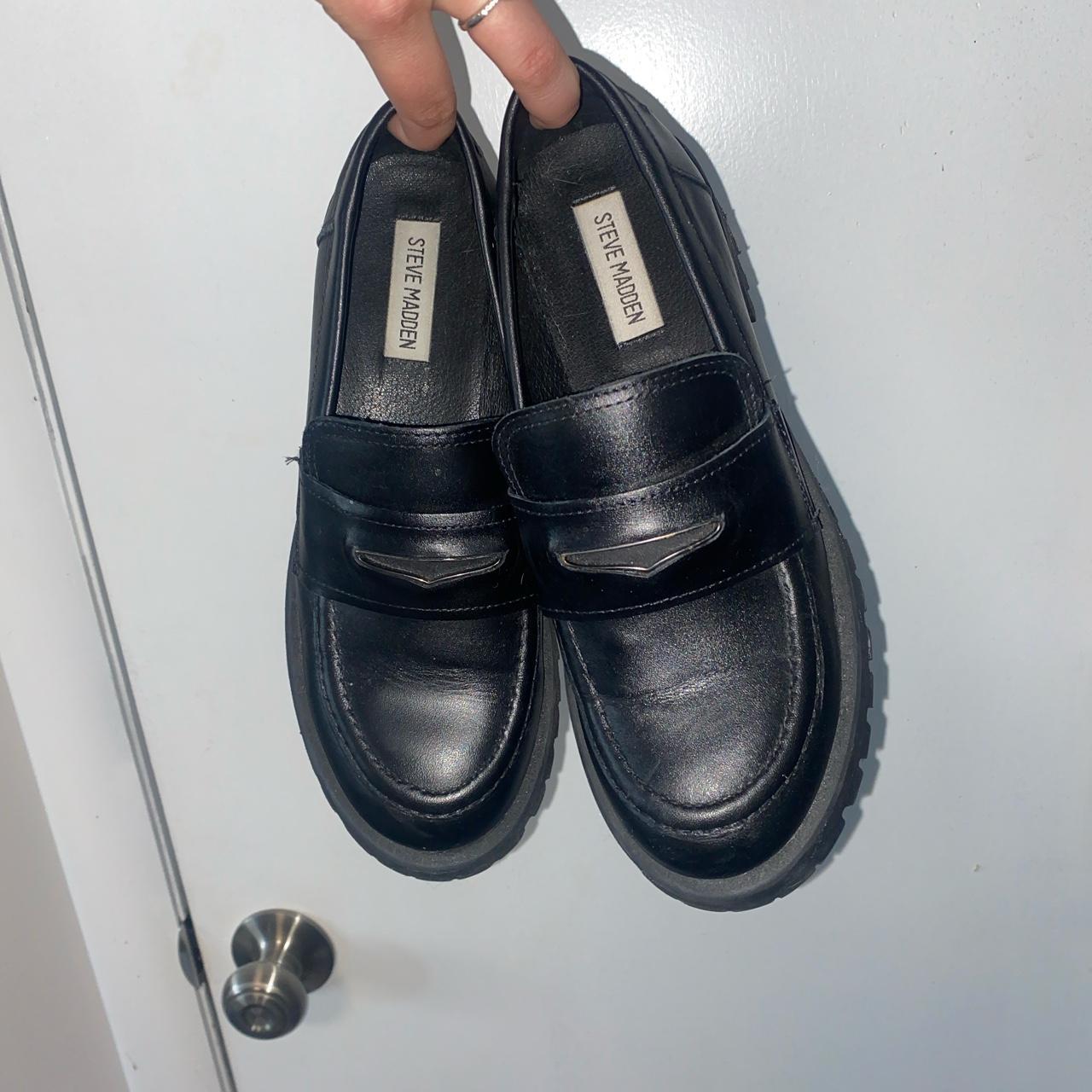 steve madden chunky loafers