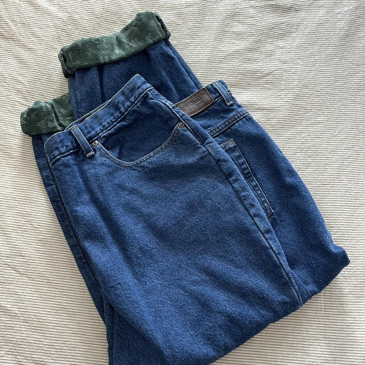 Cabelas Womens Fleece Lined Jeans size 18 Long - Depop