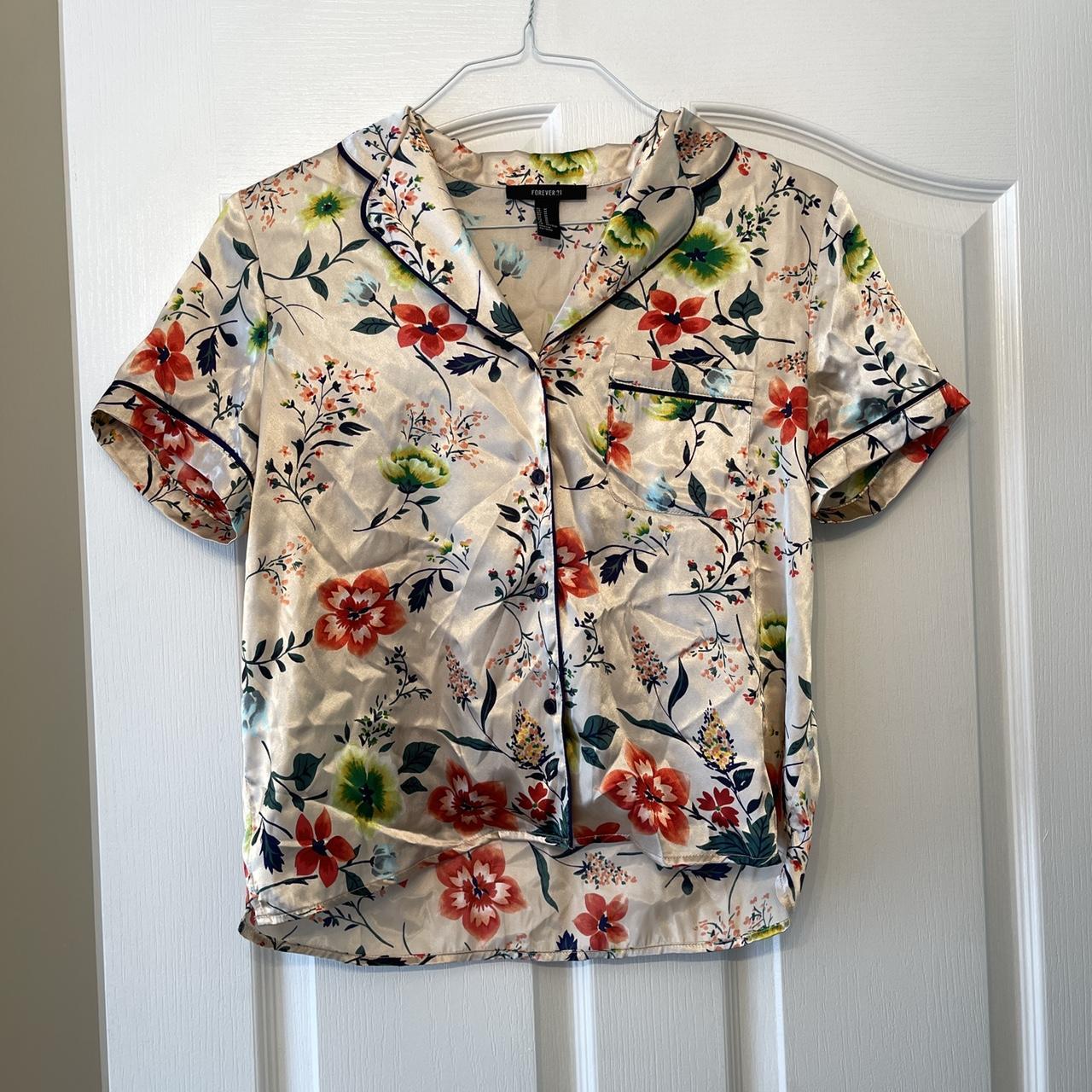 forever 21 silk shirt