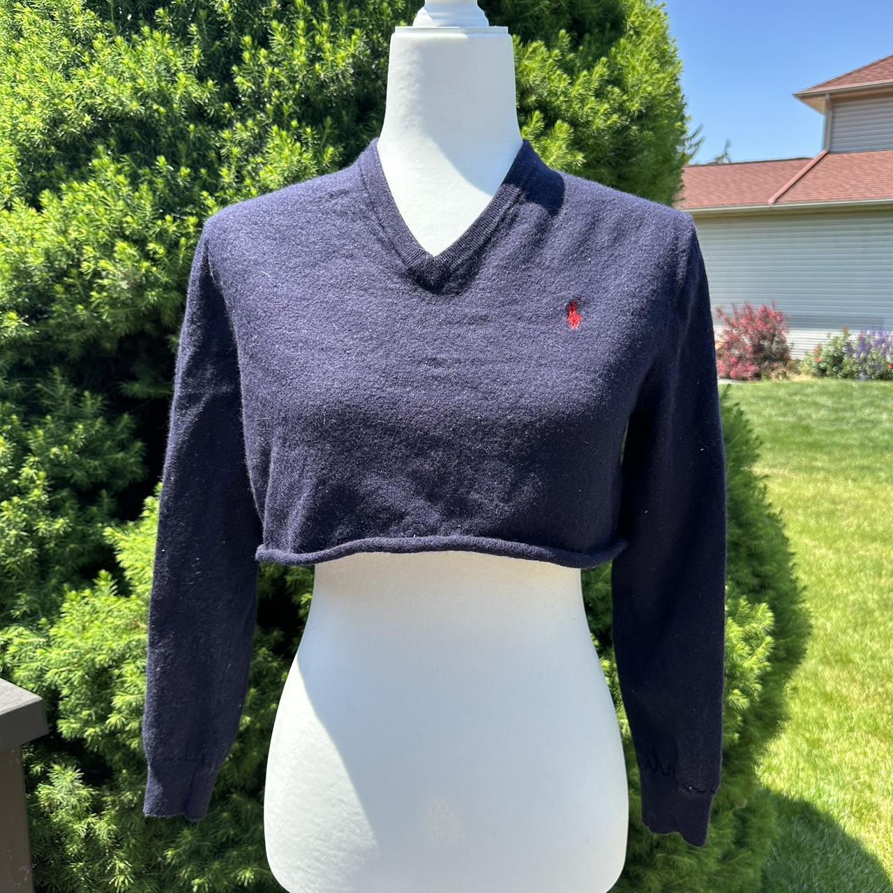 Ralph lauren hot sale cropped sweater