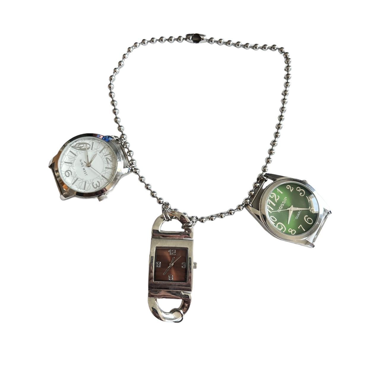 clocks choker 🌟⏰ necklace handmade from old broken... Depop