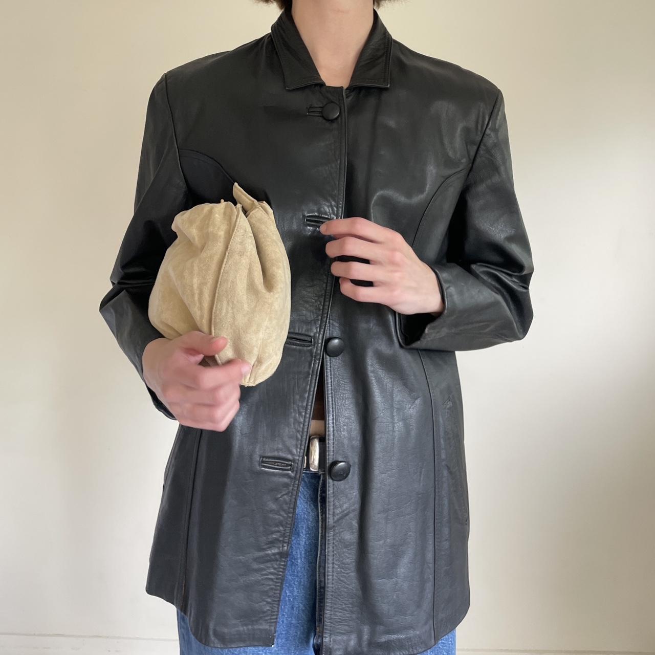 Buy Vintage genuine leather jacket,size 10