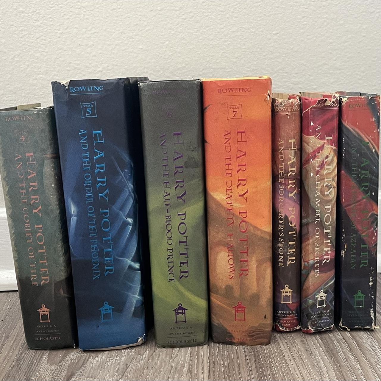 Hard Cover Harry Potter Books complete set The paper... - Depop