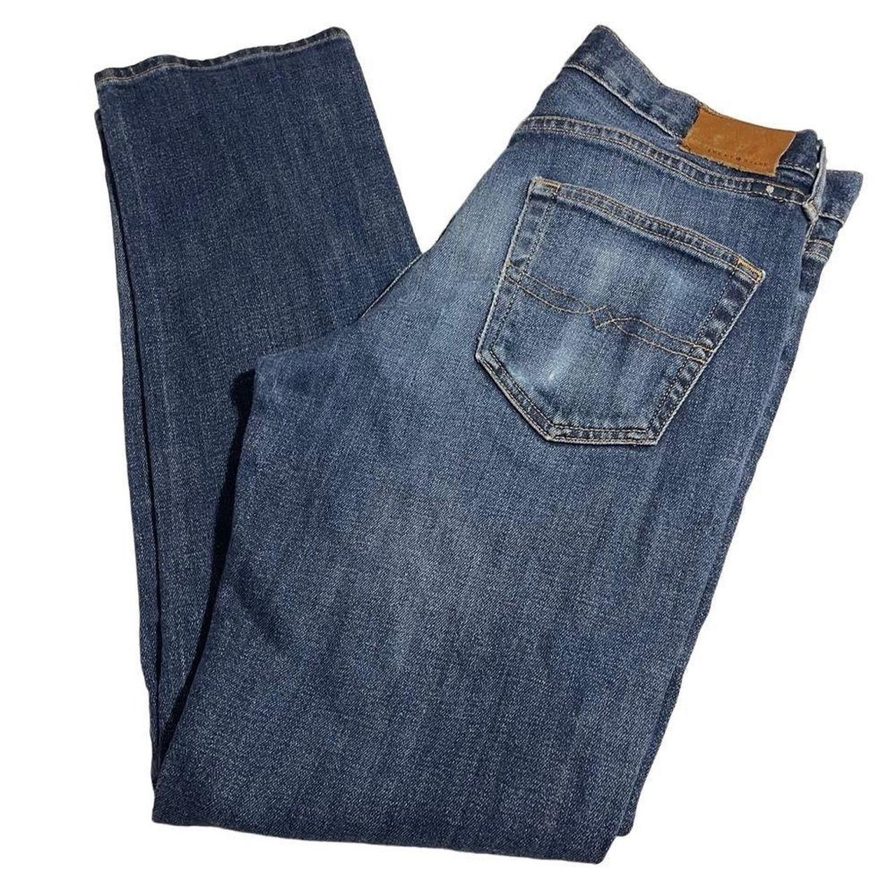 Lucky Brand 410 Athletic Slim Distressed Jeans Sz - Depop