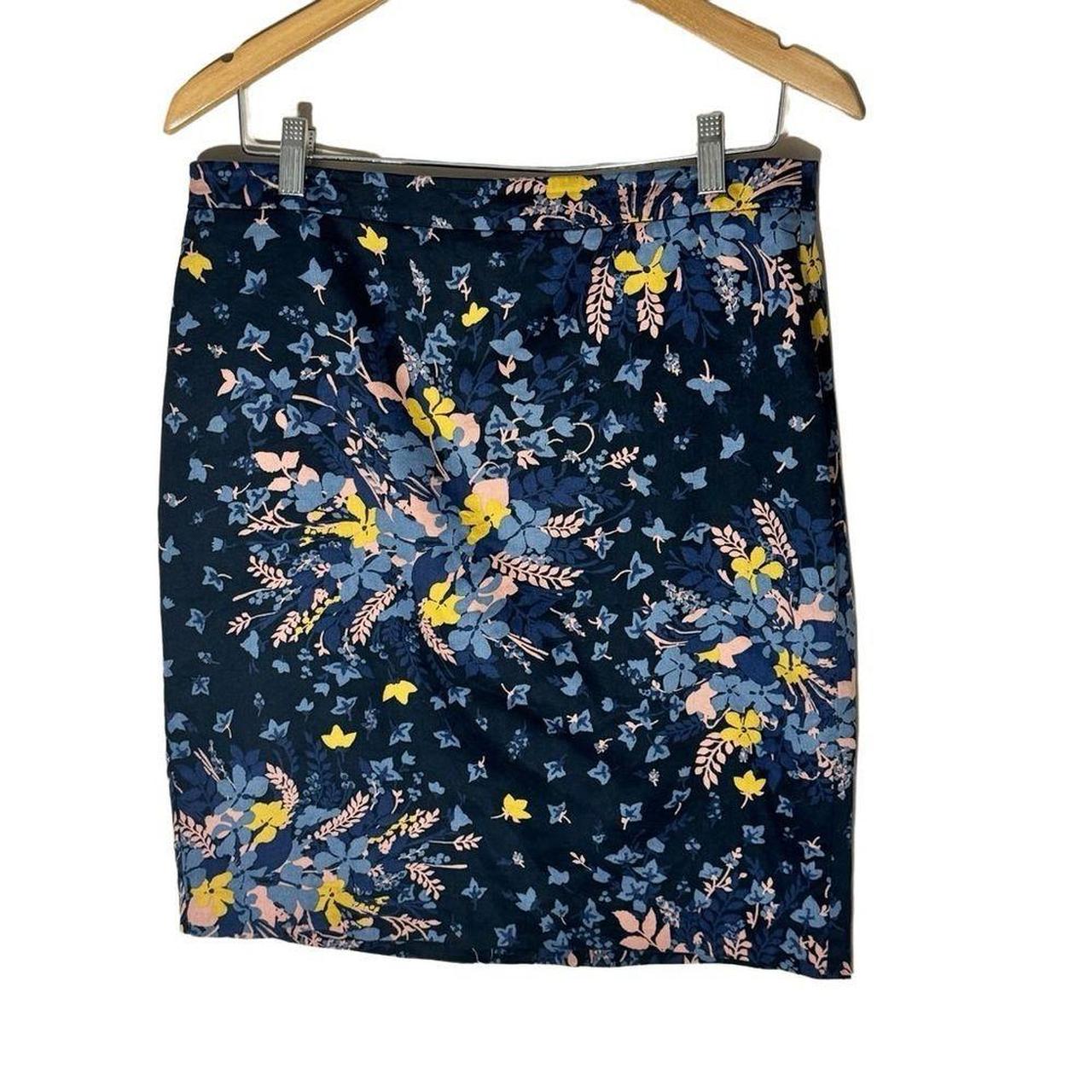 Loft floral pencil skirt best sale