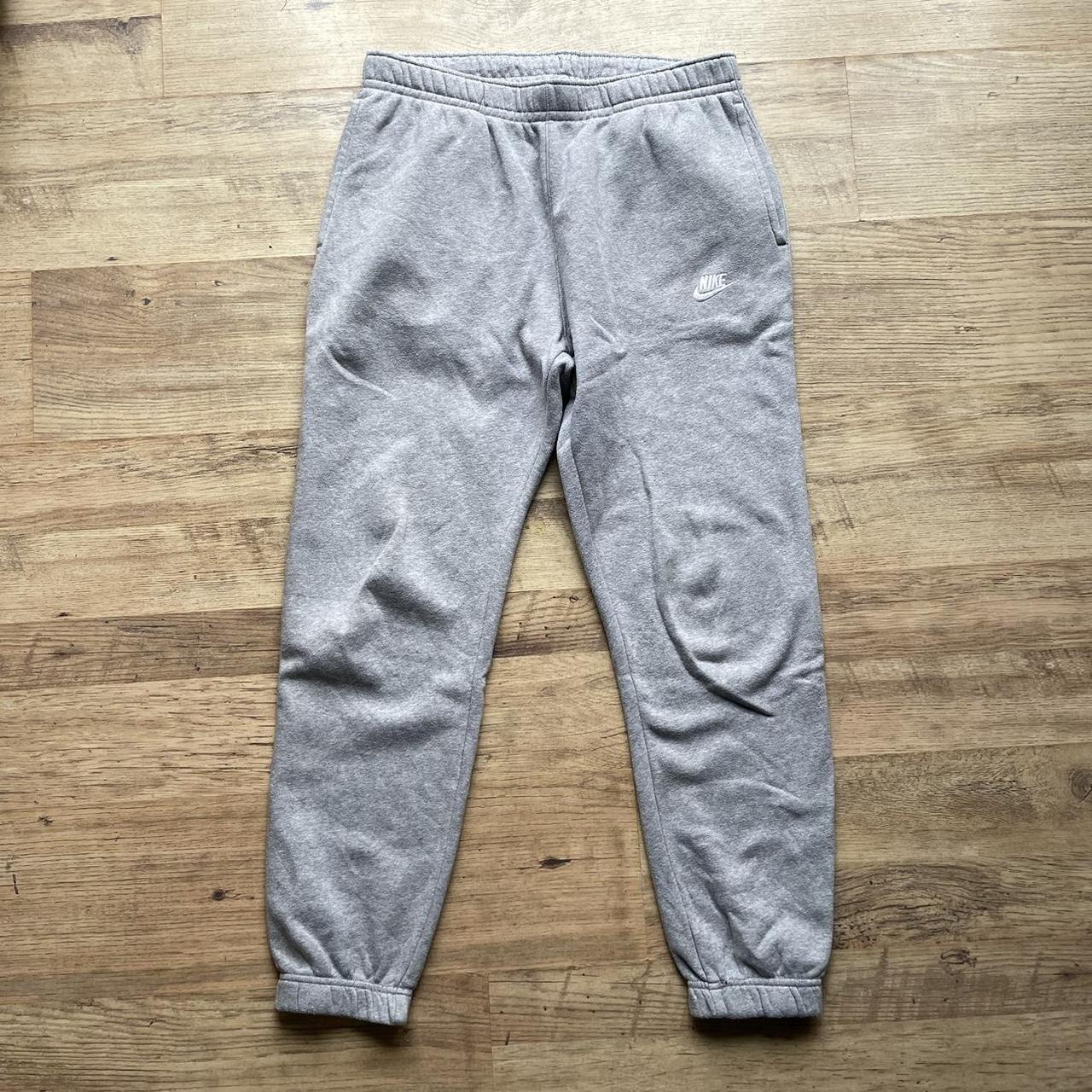 mens nike club joggers grey