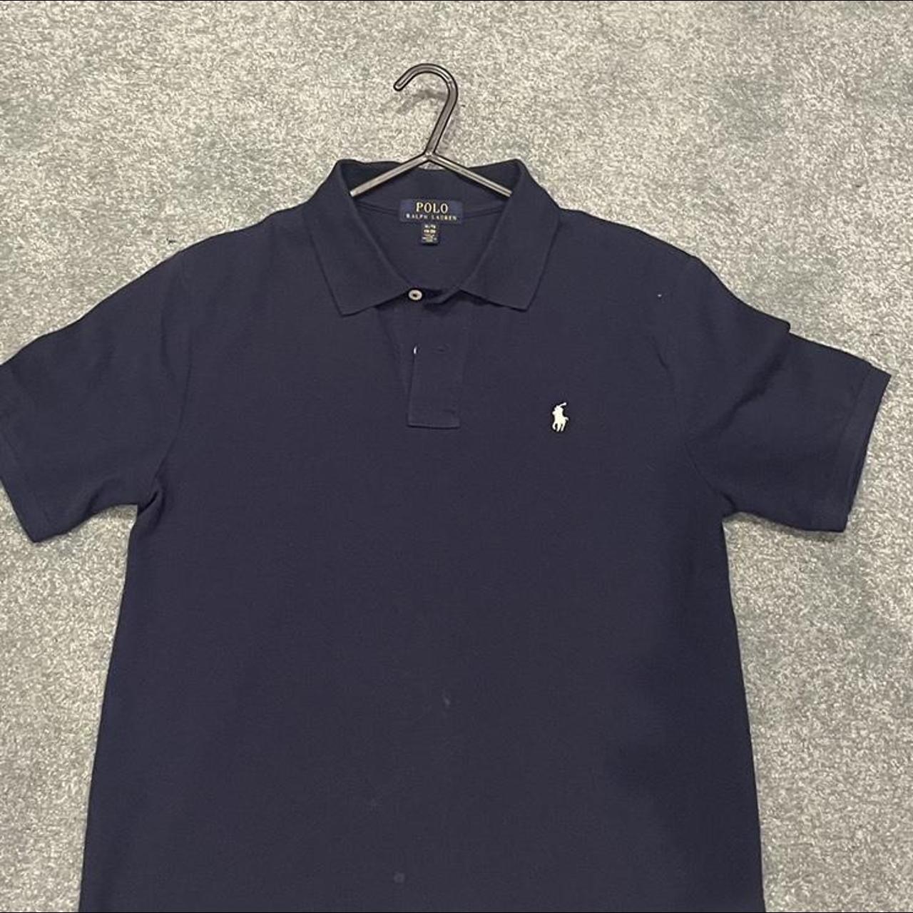 Ralph Lauren navy polo shirt Size 18-20 (men’s... - Depop