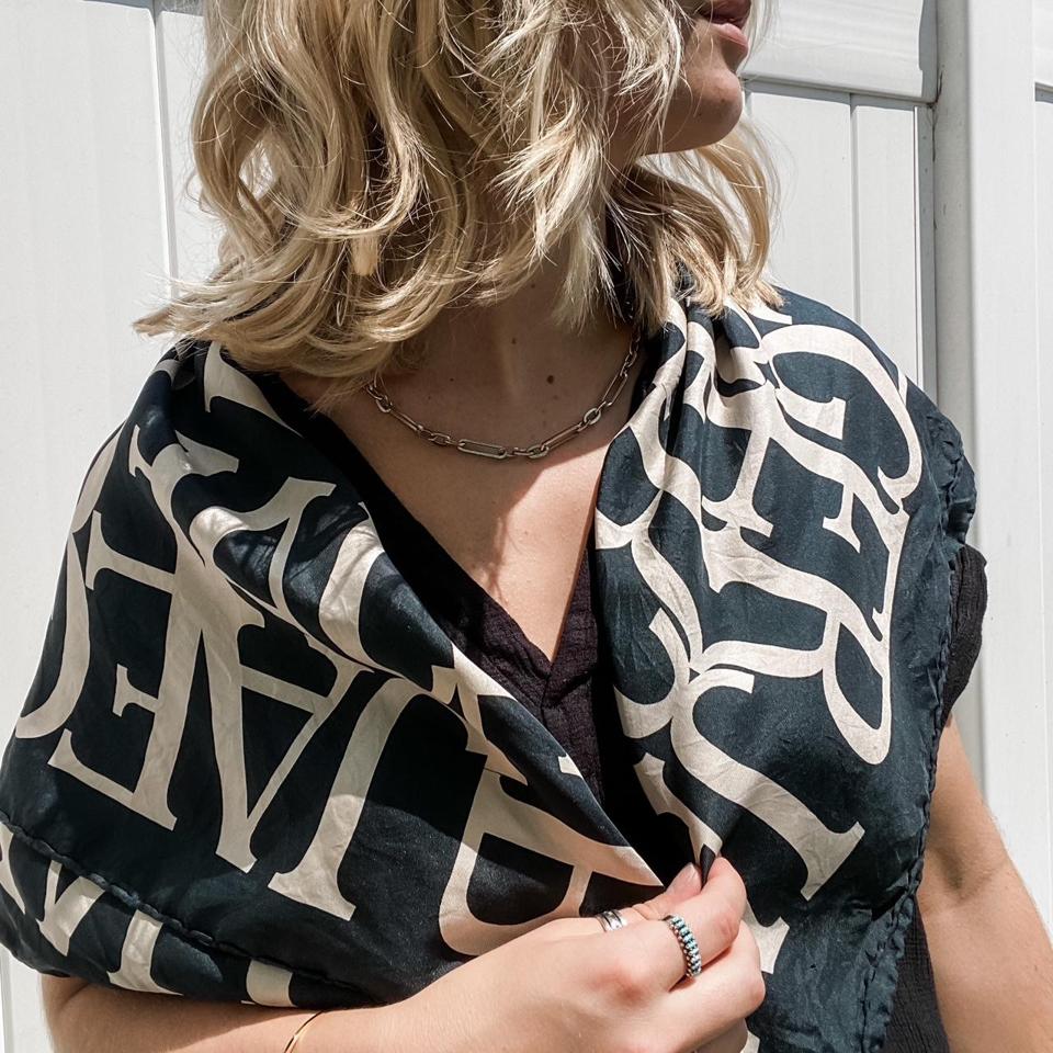 Jaeger silk sale scarf