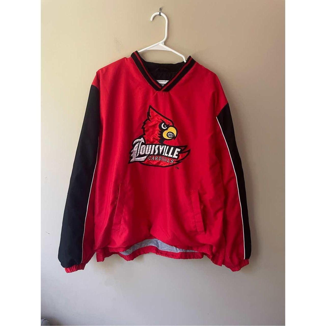 university of louisville starter jacket size medium Depop