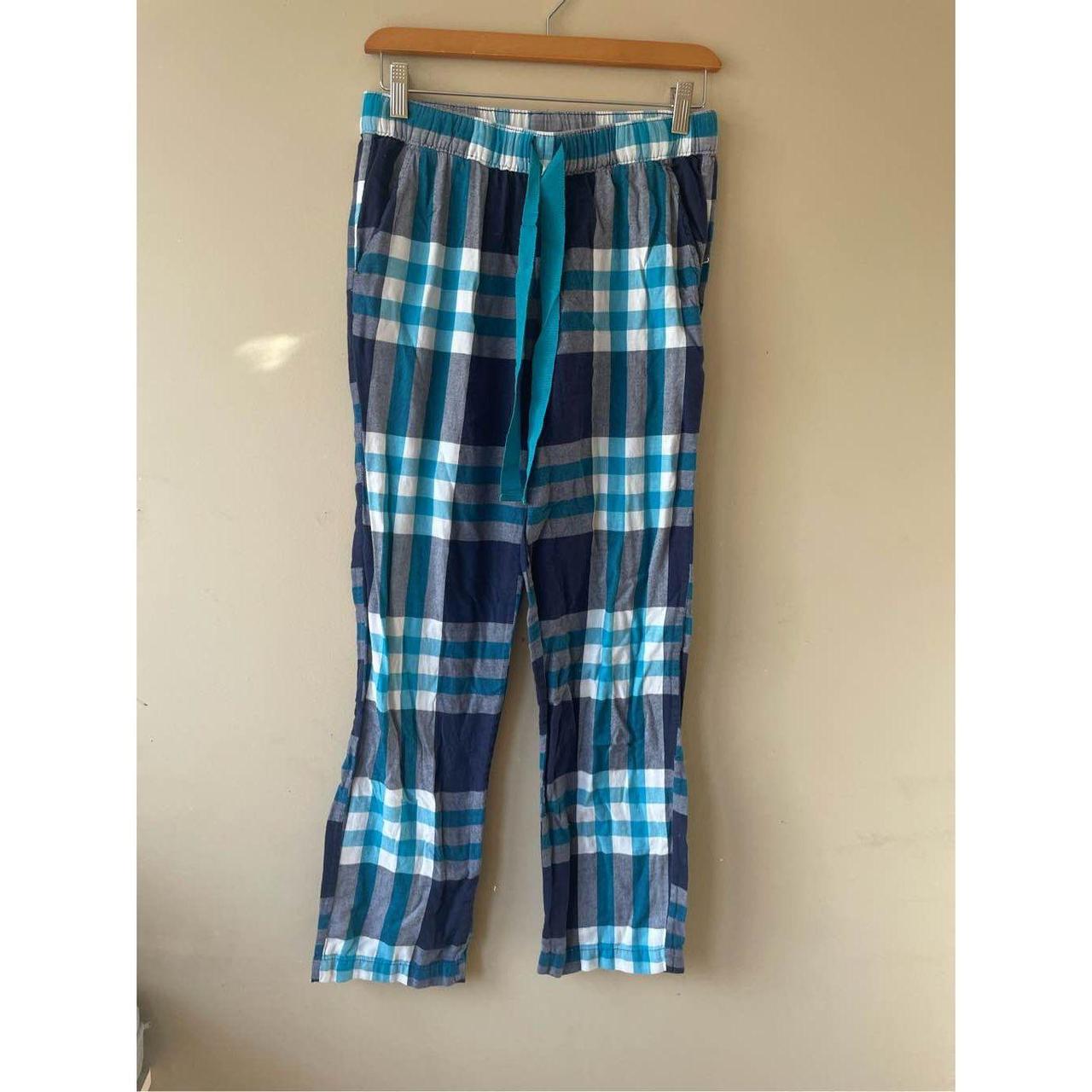 aerie blue plaid pajama pants size XS Depop
