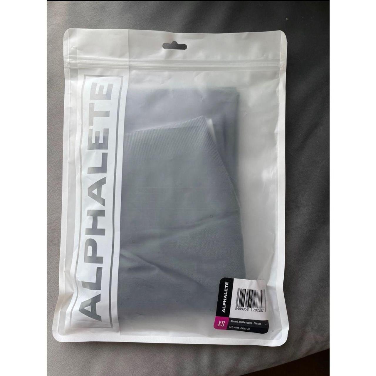 NWT alphalete amplify leggings size xs charcoal Depop