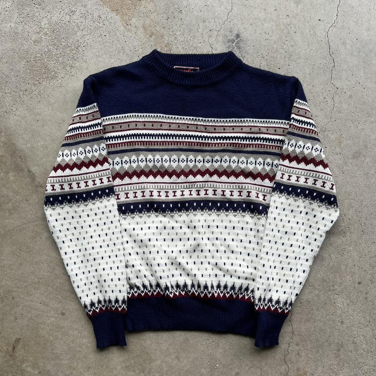 Vintage Nordic Sweater Tagged size XL see photos Depop