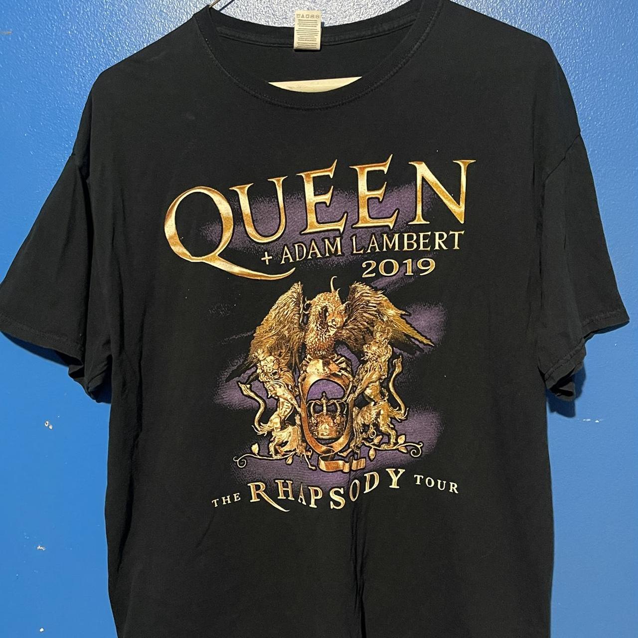 Queen Adam Lambert 2019 Tour Merch Sz xL Depop