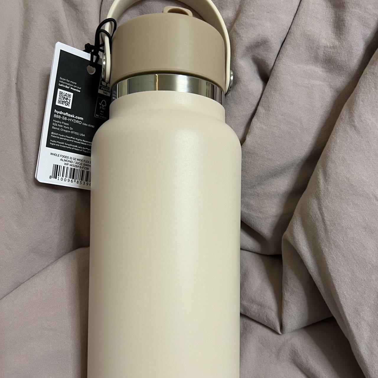 cream color 32oz hydro flask - Depop