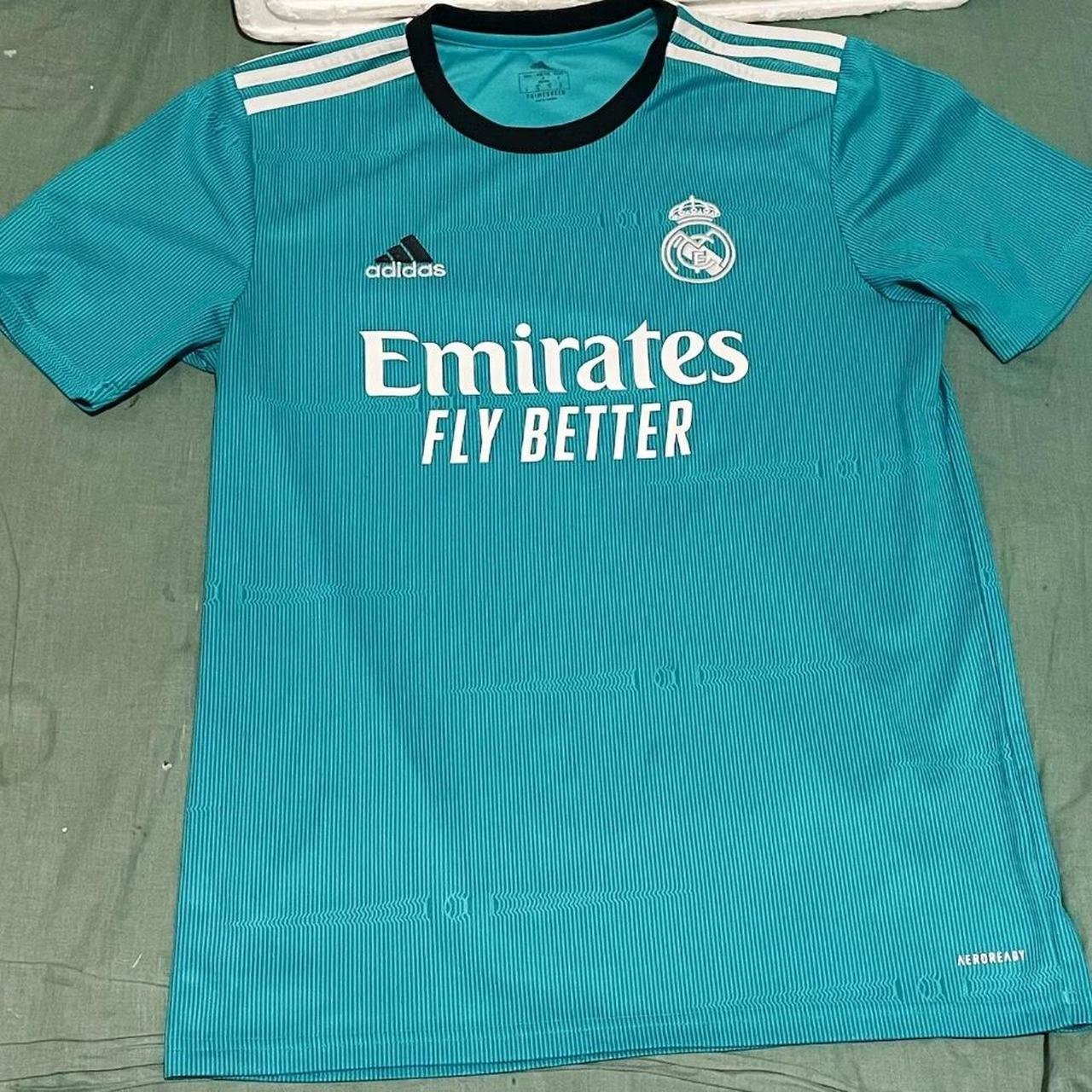 Real Madrid 2021/22 ADIDAS THIRD KIT Soccer Jersey... - Depop