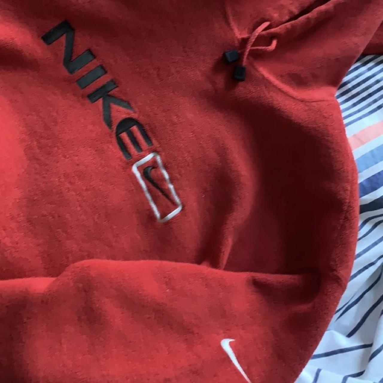 footlocker red nike hoodie