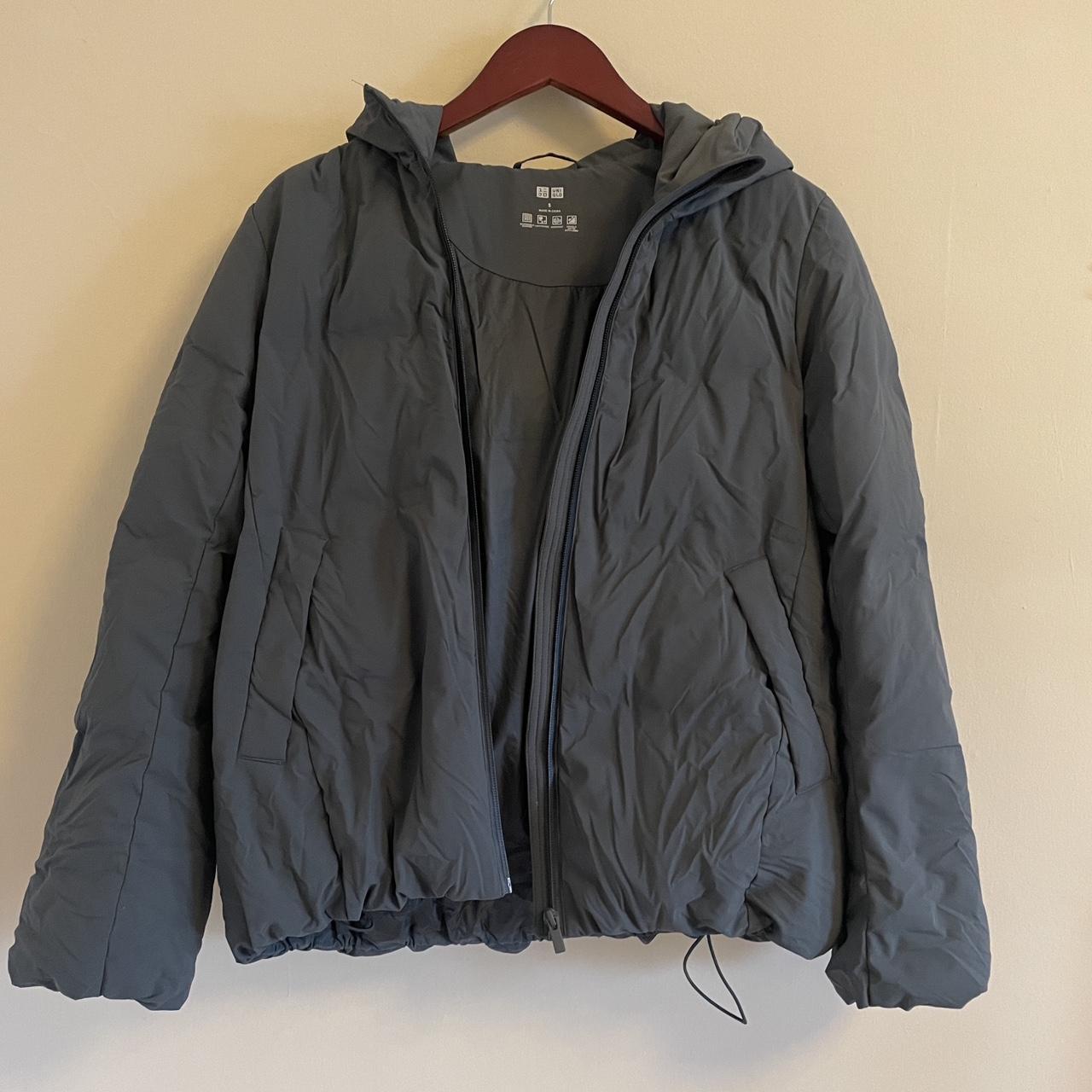 Uniqlo seamless puffer jacket, in perfect condition!... - Depop