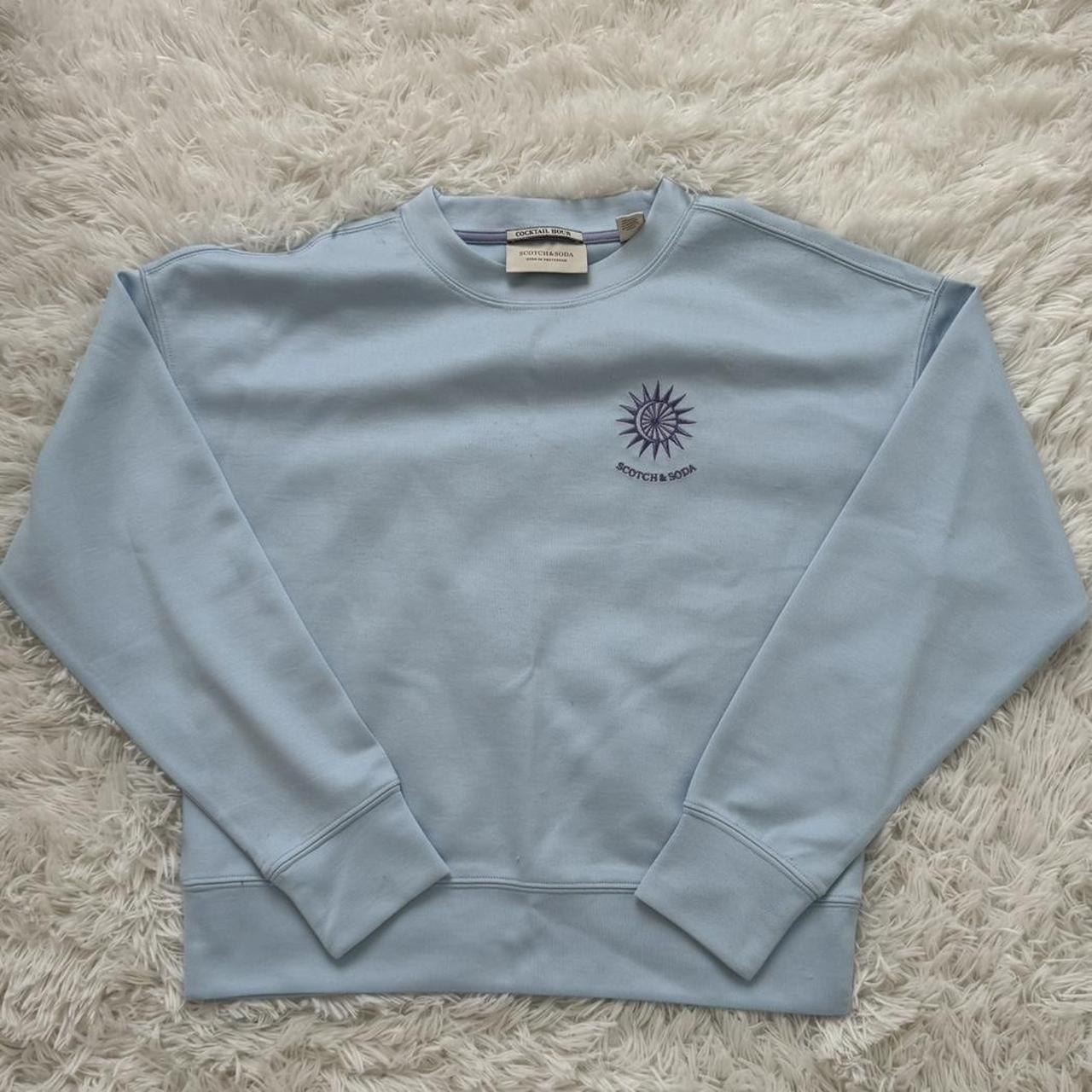 baby blue scotch soda sweatshirt. Very lightweight