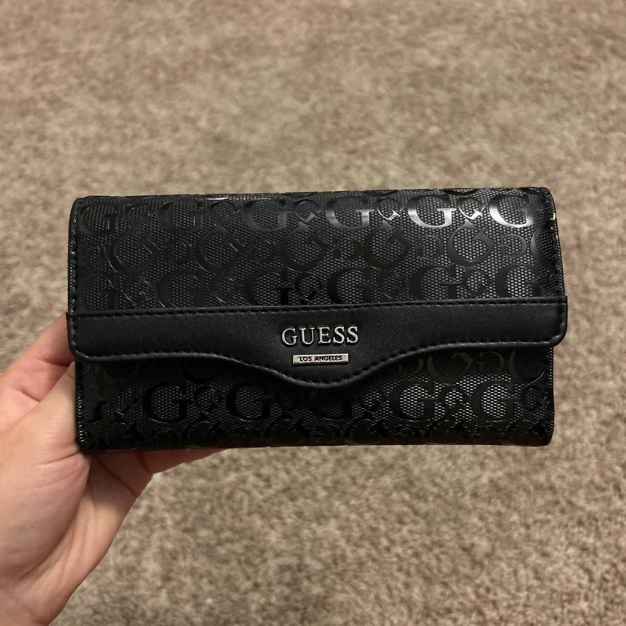 Guess, Bags, Guess Los Angeles Black Wallet Nwt