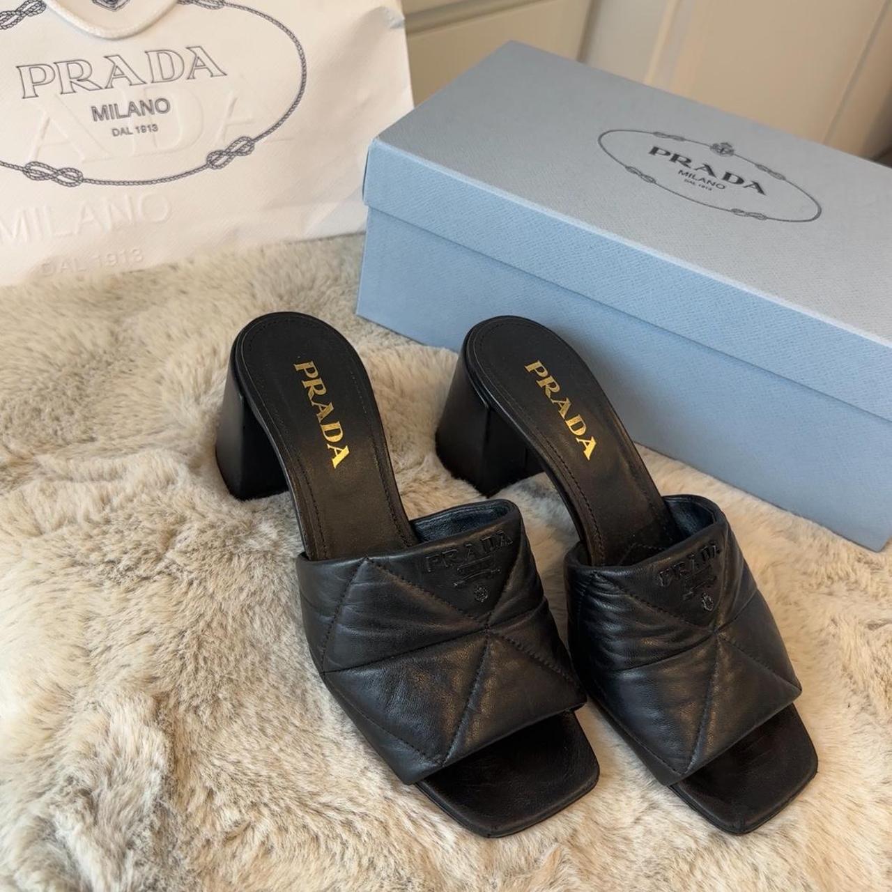 Prada platform monolith shoes. Marked a 36.6 but