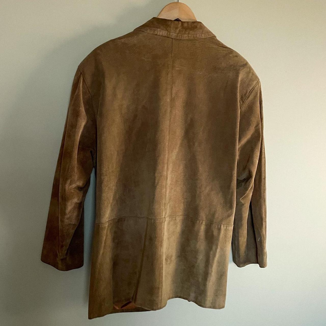 Genuine Suede Tan Jacket Size XL Perfect for a... - Depop