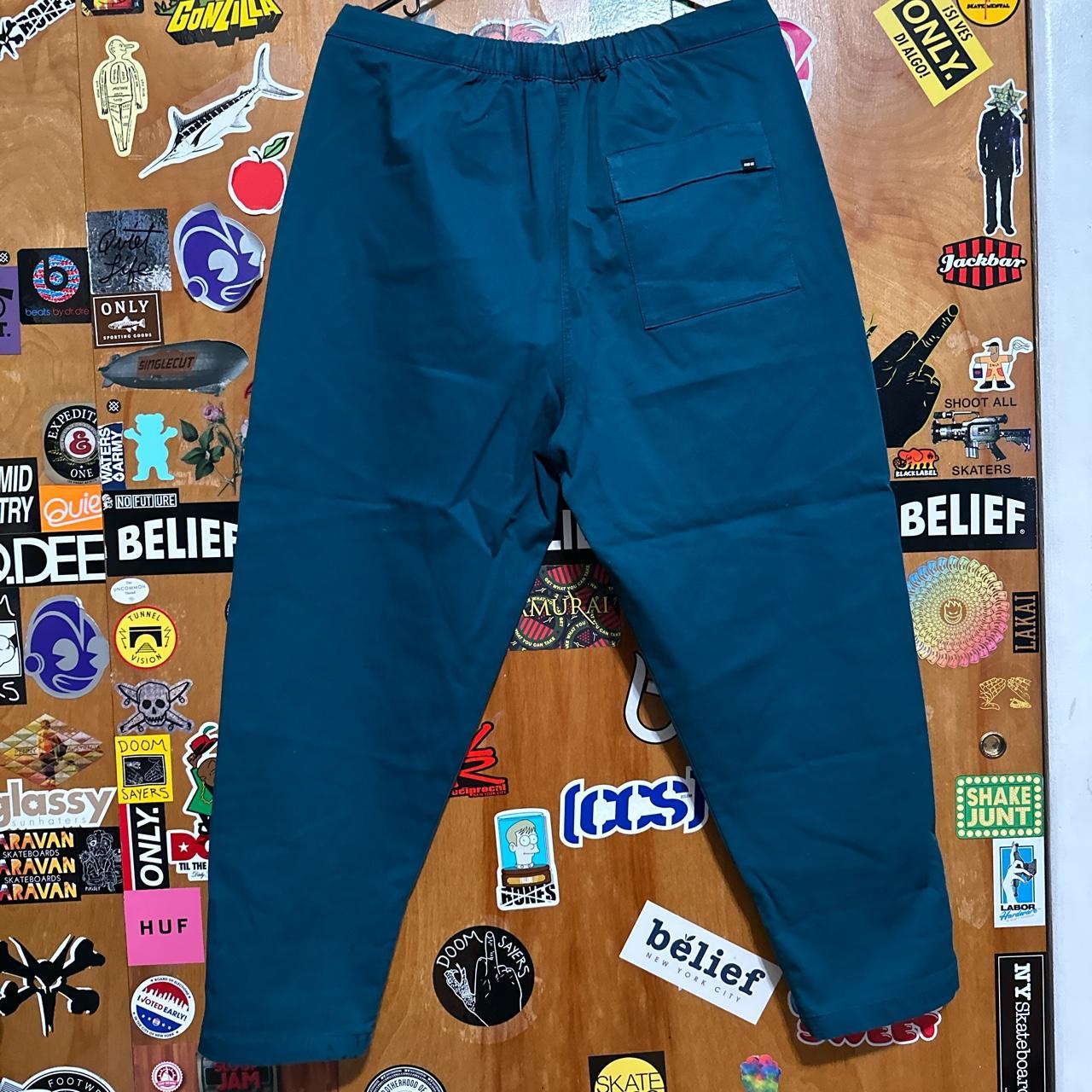 NIKE SB x PIET PARRA pants in teal. Mens Medium. In