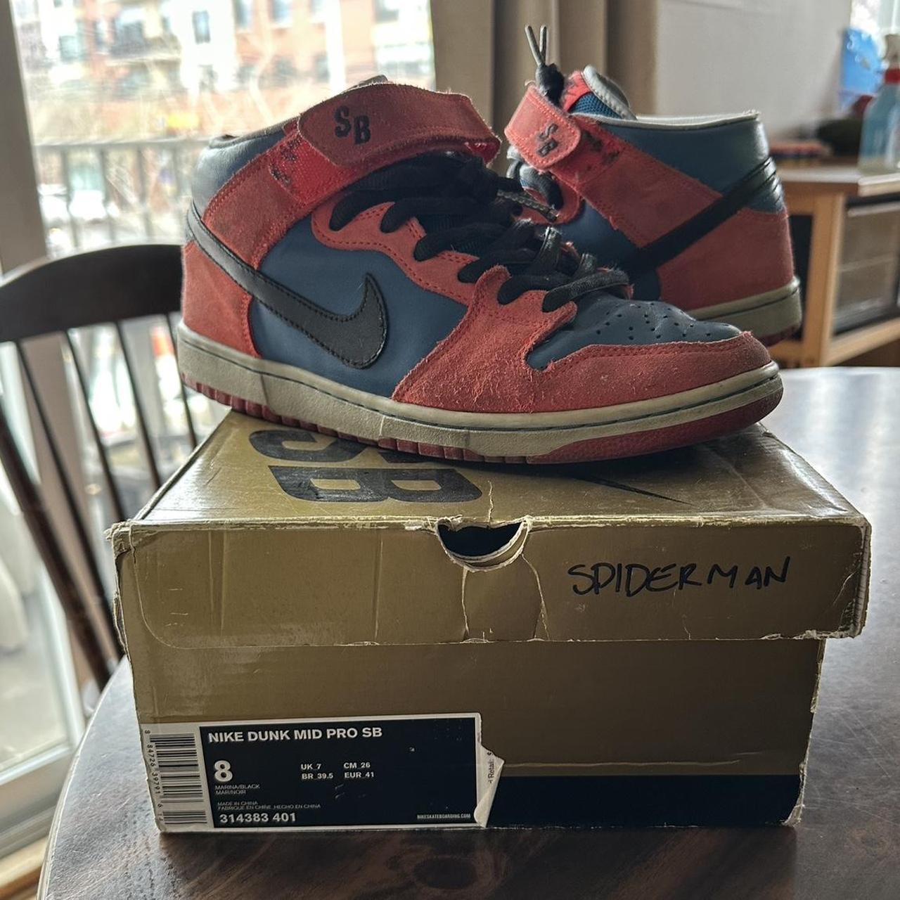 nike sb mid spider man