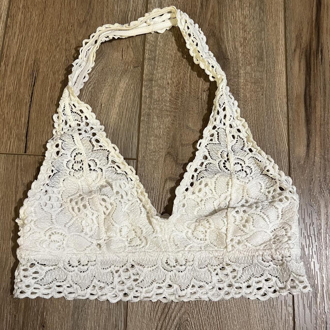 Aerie Halter Bralette - size medium - 6/10 condition - Depop