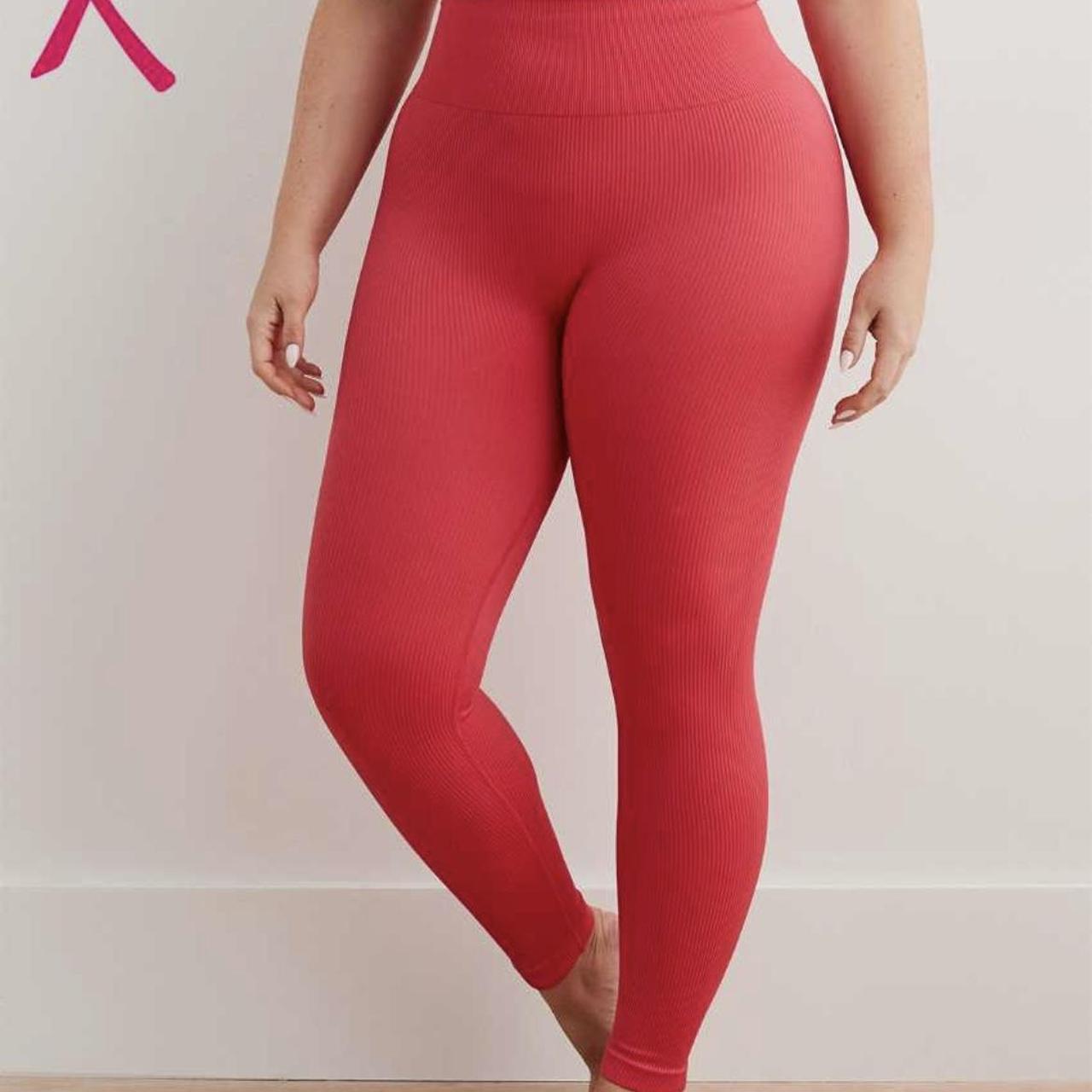 Aerie Women's Pink Leggings Depop