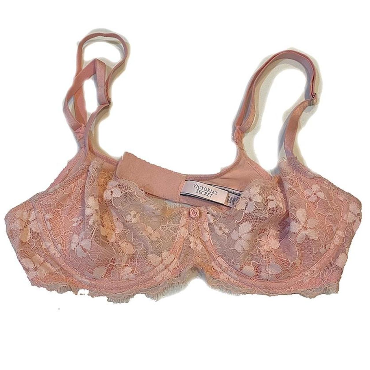 Victorias Secret Light Pink Lace Dream Angels Depop