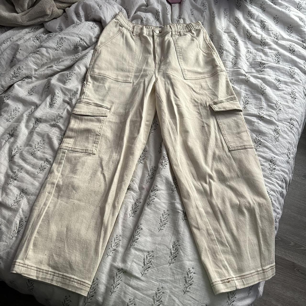 madden nyc cream skater jeans -size reference-... - Depop