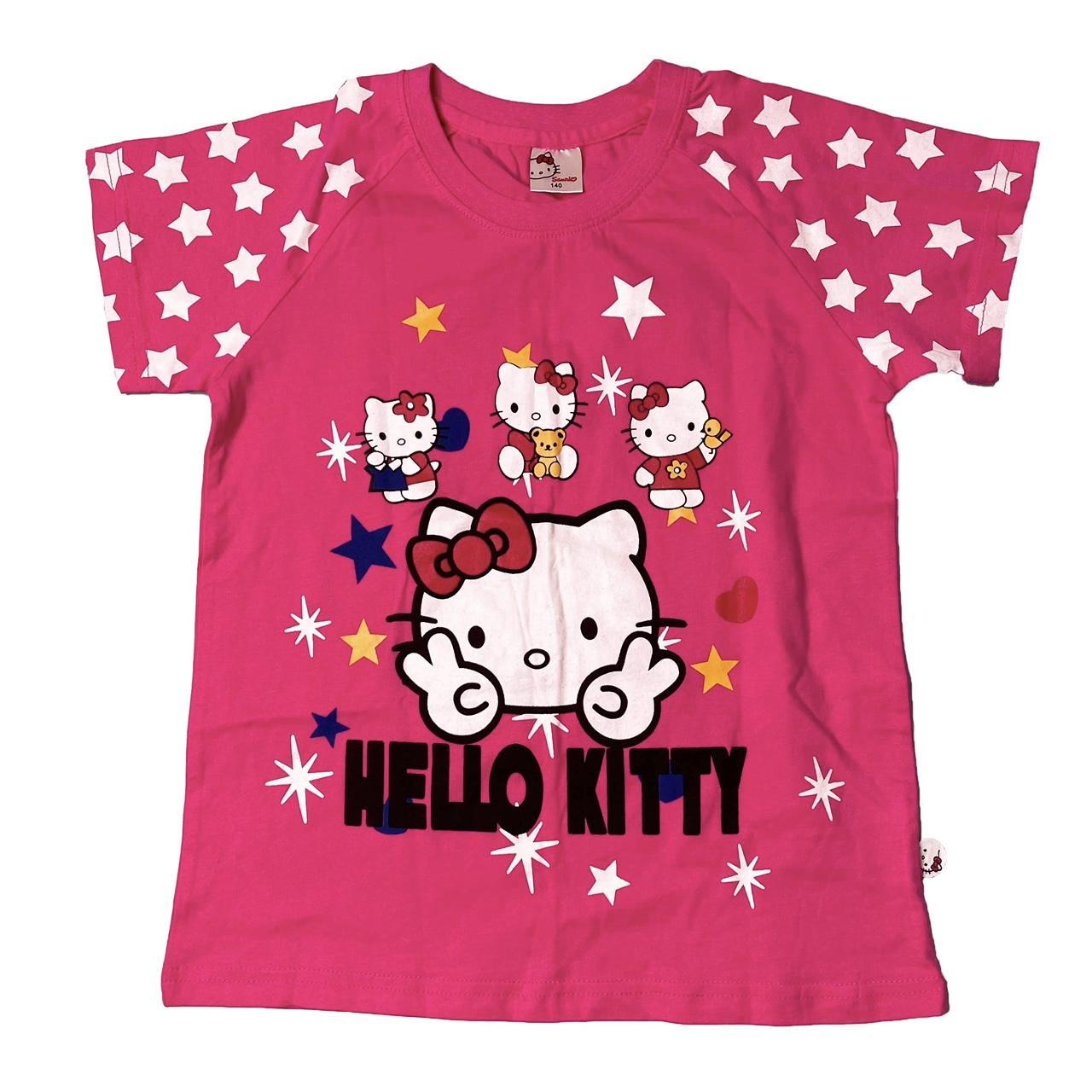 Vintage Y2K Hello Kitty Hot Pink Baby Tee... Depop