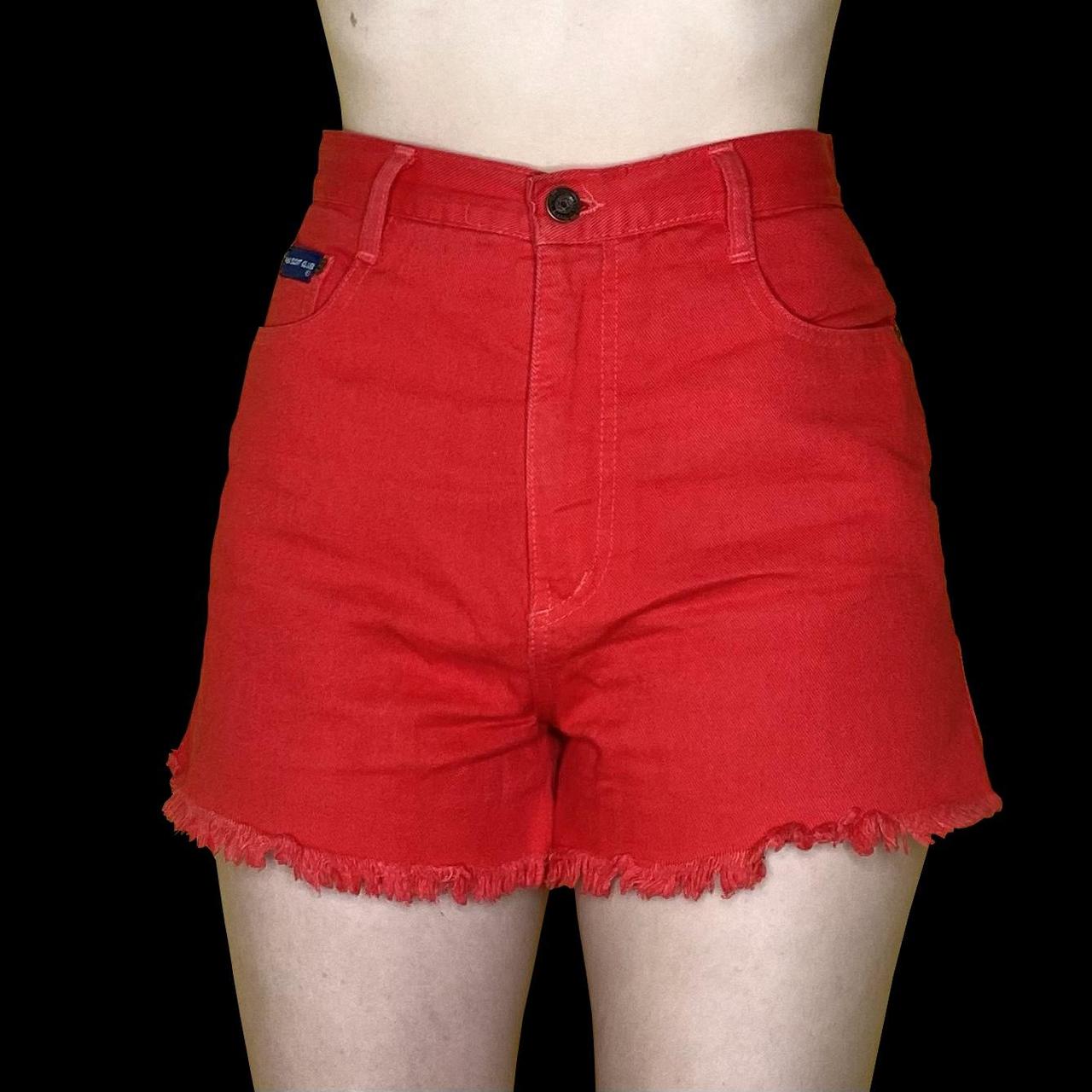 Women's Red Shorts Depop
