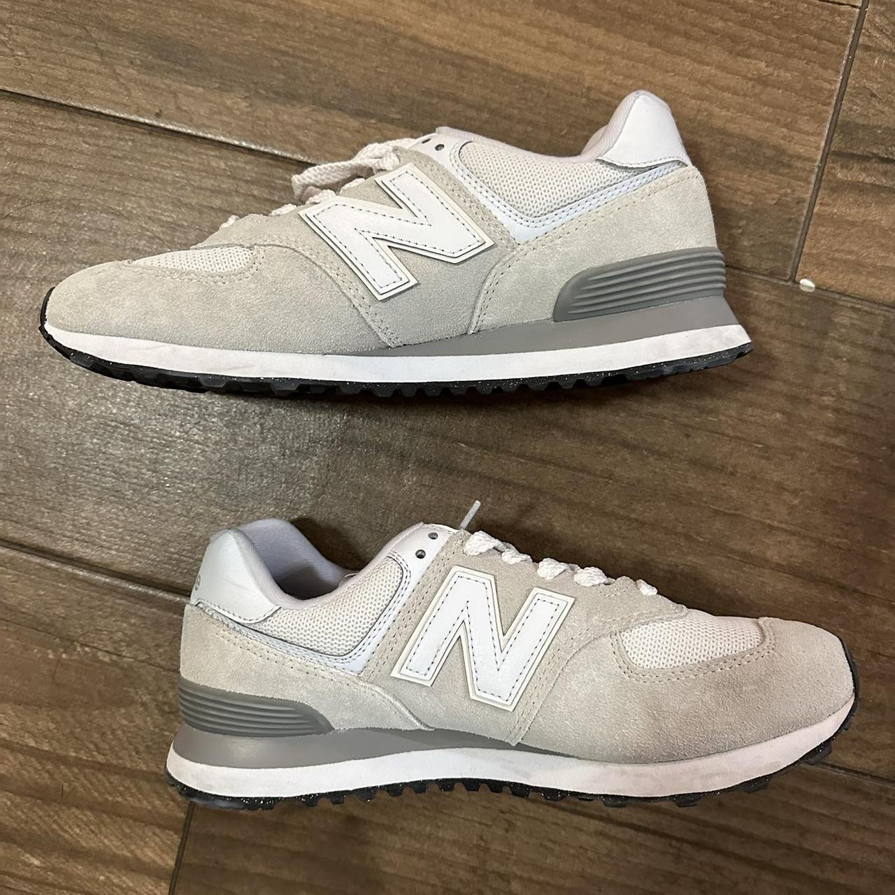 New Balance 574 Core in Nimbus Cloud White Women’s... Depop