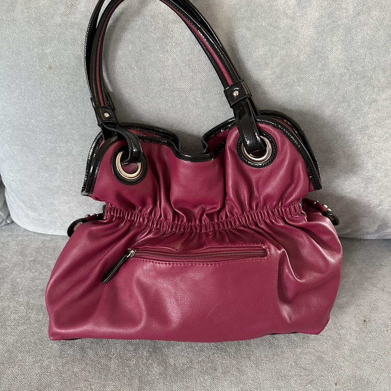 Large y2k Kathy Van Zealand purse ★ Magenta pink... - Depop