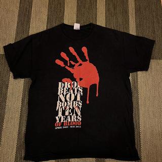 atticus torre custom tee painted by atticus cut hem | Depop