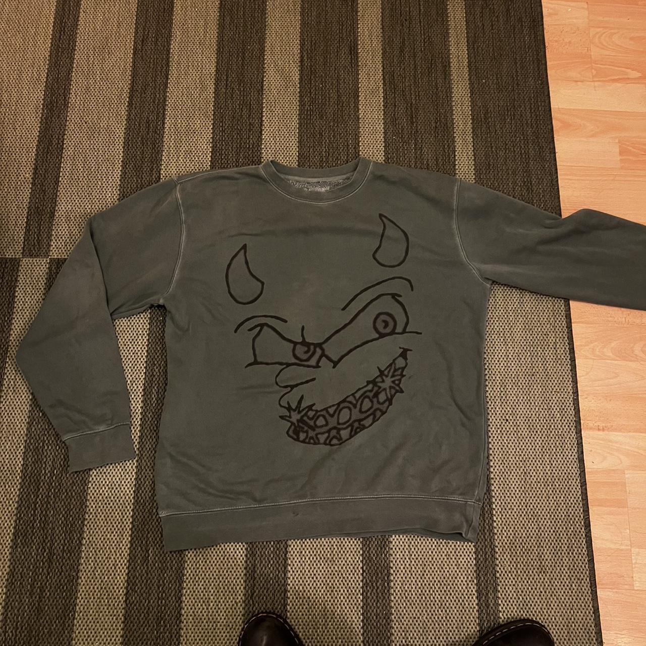 atticus torre custom tee painted by atticus cut hem | Depop