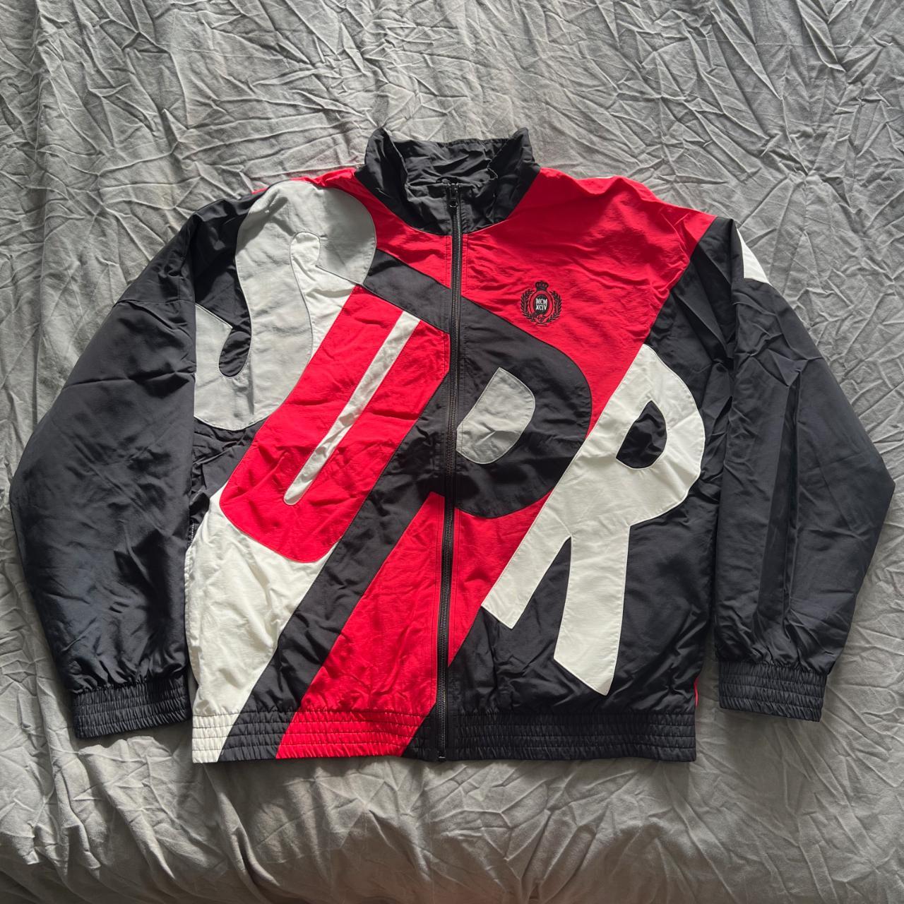 Supreme Big Letter Track Jacket SS20 Barely worn -... - Depop