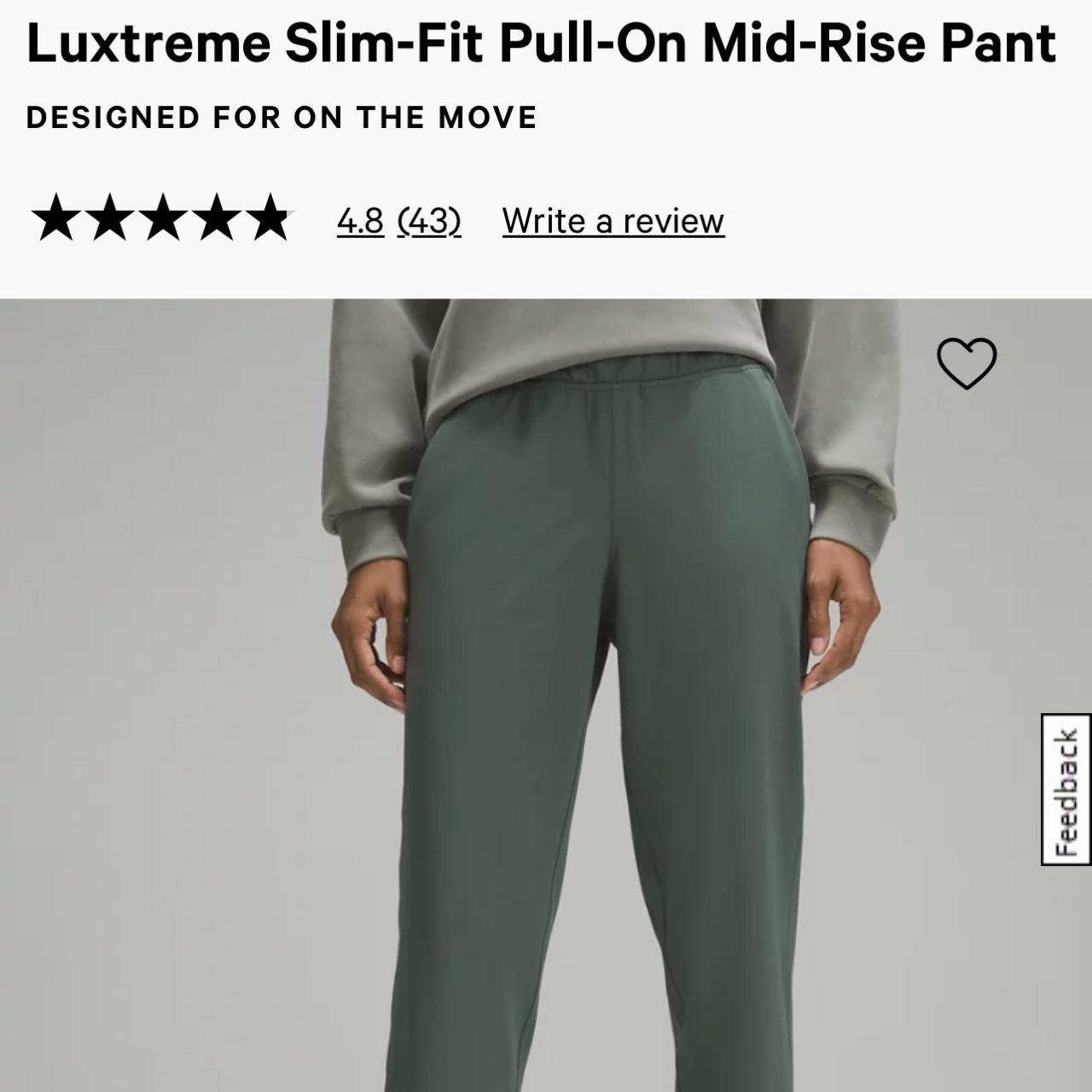 Lululemon Women's Luxtreme Pull Slim Fit Luxtreme Slim-Fit Pull-On