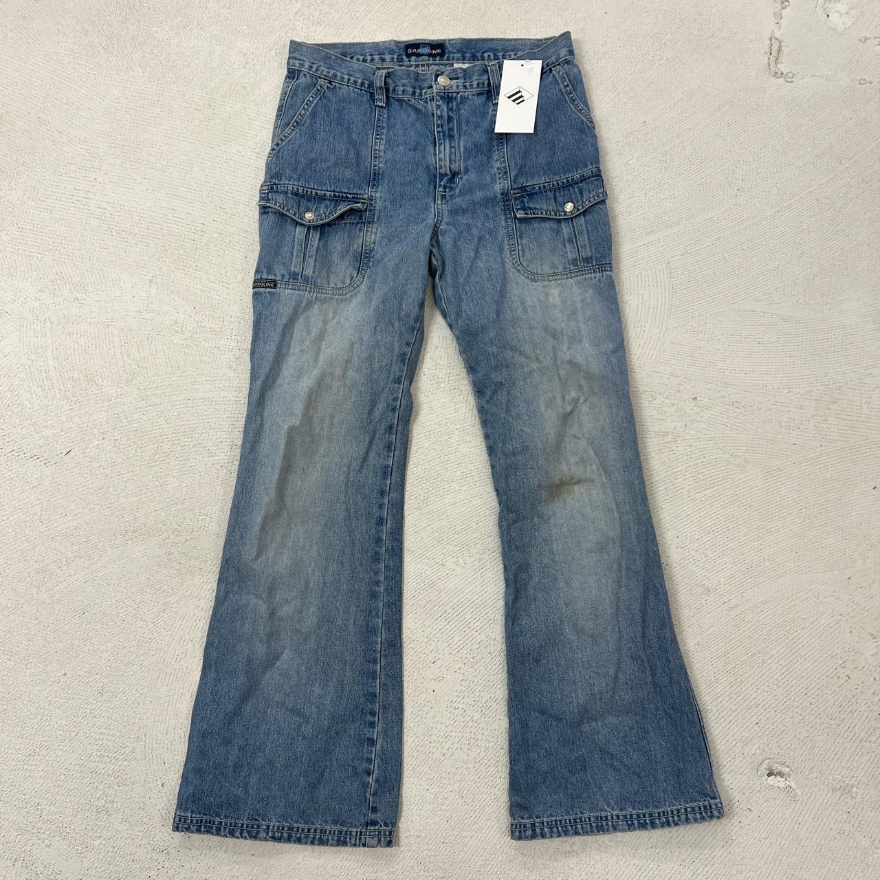 Early 2000s Gasoline Jeans Flare jeans with utility... - Depop