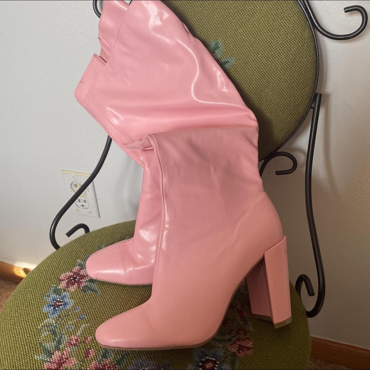 Pink store gogo boots